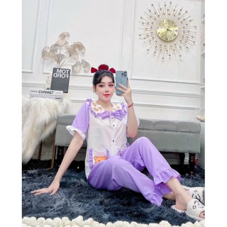 Đồ bộ lụa kate tiểu thư