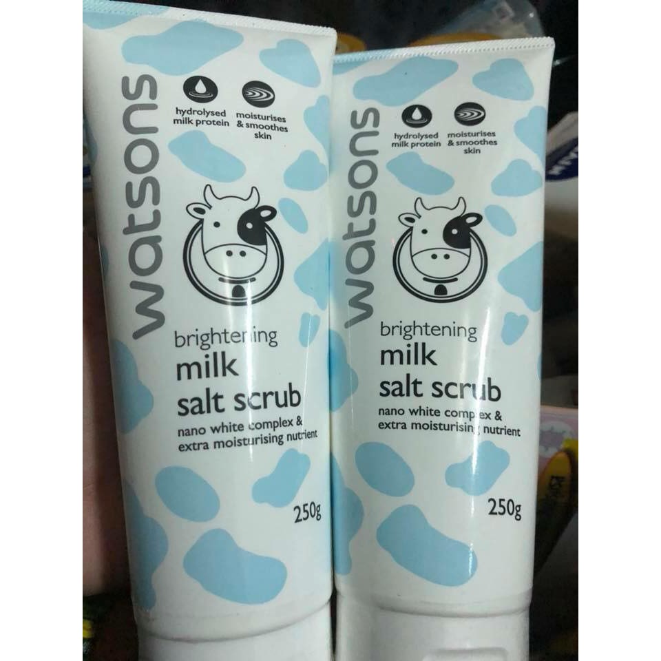 Tẩy tế bào chết #muối tắm sữa bò #Watsons