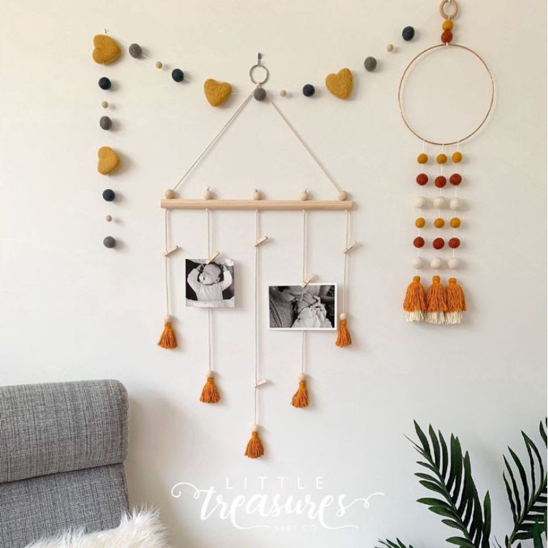 Dây treo trang trí ❤️FREESHIP❤️ dây treo ảnh dây treo tick note