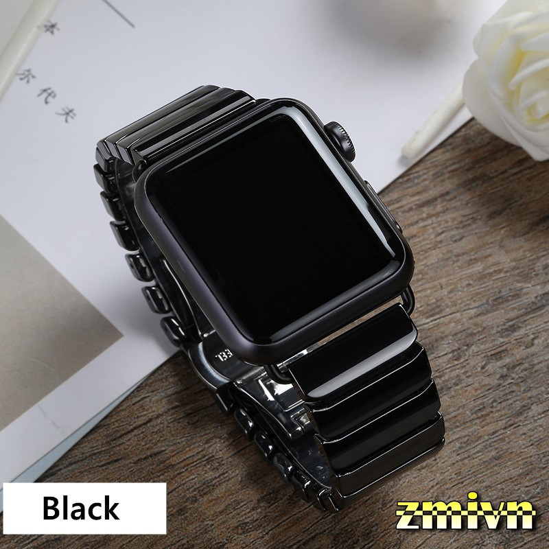 Dây gốm ceramic chịu nhiệt cho Apple Watch 38/40/42/44mm