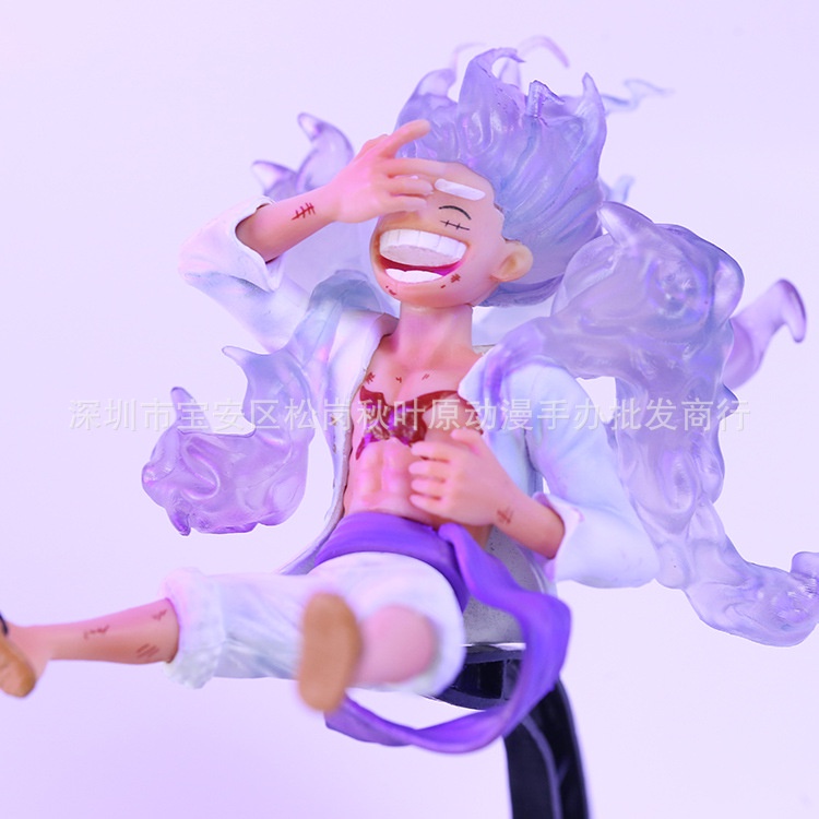 Mô Hình Luffy Gear 5 Cười Chibi 16cm