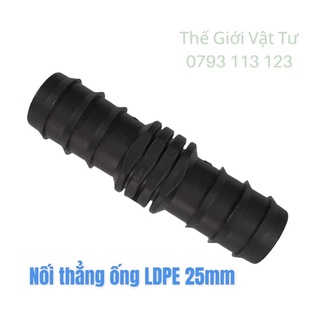 Nối thẳng ống LDPE 25mm dùng trong hệ thống tưới tự động