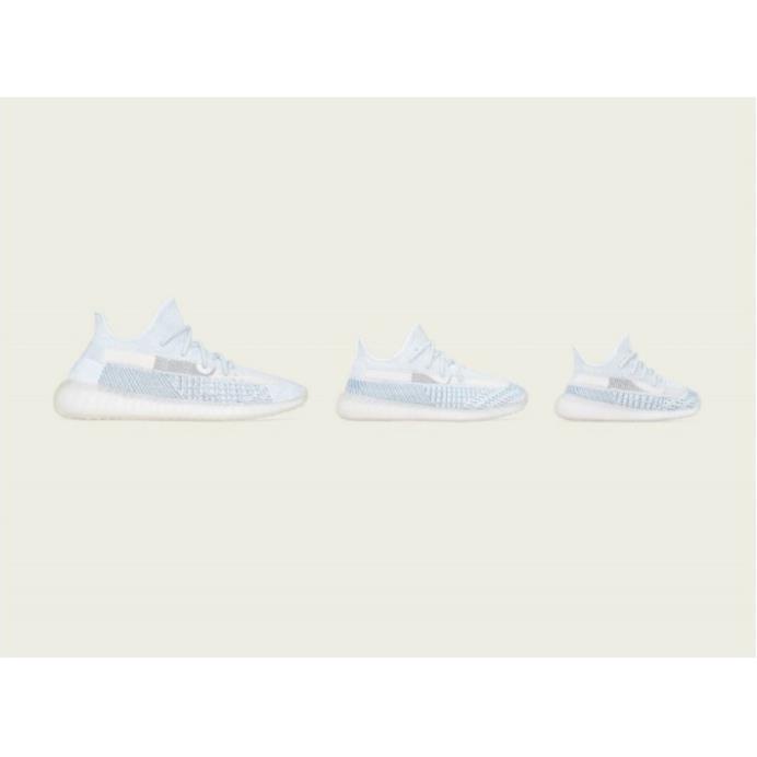 Giày Adidas Yeezy Boost 350 V2 Cloud White (Non-Reflective) (Cloud White/Cloud White/Cloud White) FW3043 -v1