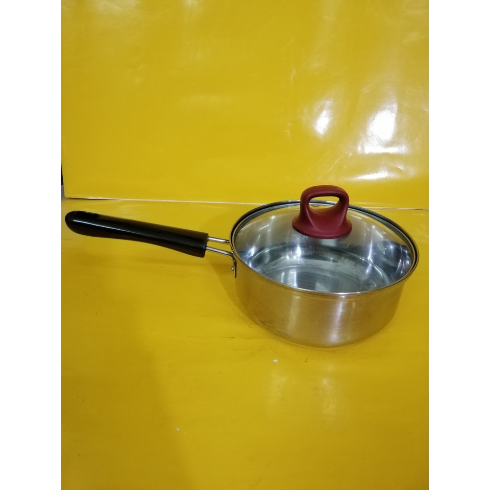 Quánh inox nội địa Nhật, size 19cm, cao 9cm (175), dùng được bếp từ