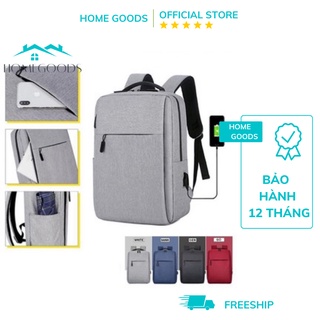 Balo Laptop 16 Inch Nam Nữ Có Cổng Sạc Usb Vải Chống Thấm Nước, Chống Gù Chống Trộm Chống Sóc