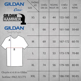 Áo thun Mỹ Gildan Softstyle 100% cotton