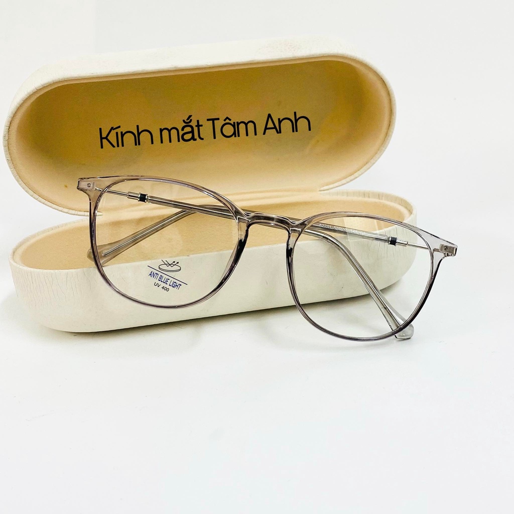 Gọng kính mắt ánh sáng xanh nhựa dẻo gọng có cốt kim loại mảnh nhẹ màu sắc thời trang TAMANHOPTICAL 82211