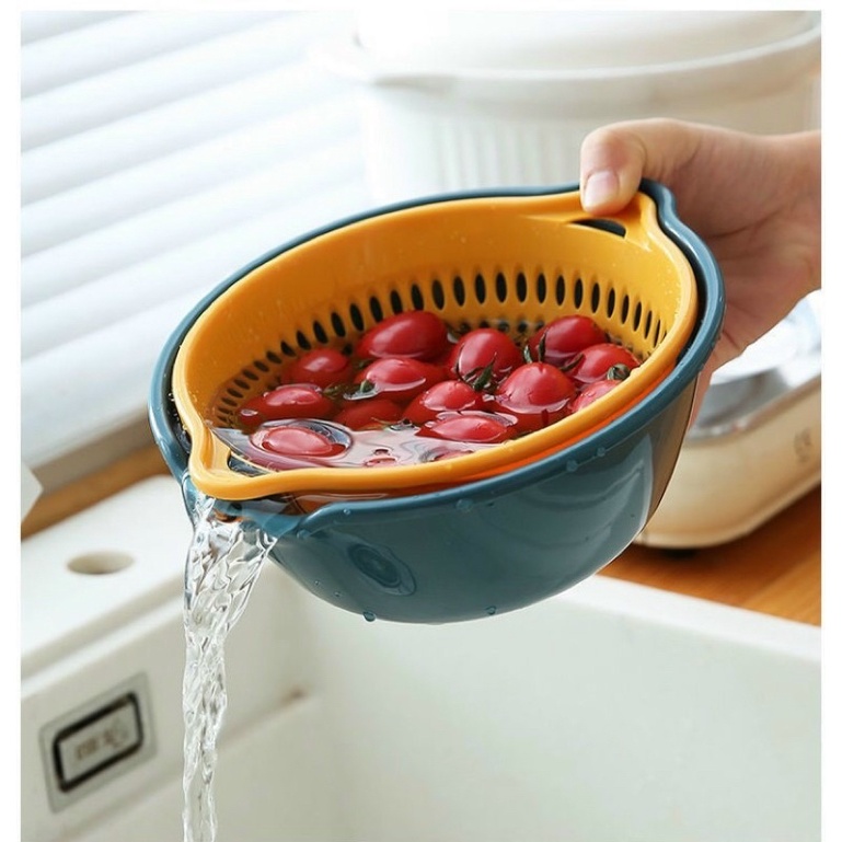 Bộ Rổ Nhựa Kèm Chậu 6 Món Cao Cấp.