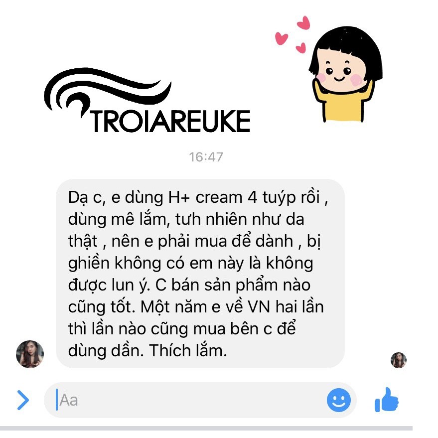 Kem nền dưỡng da Troiareuke BB  H+ cream | BigBuy360 - bigbuy360.vn