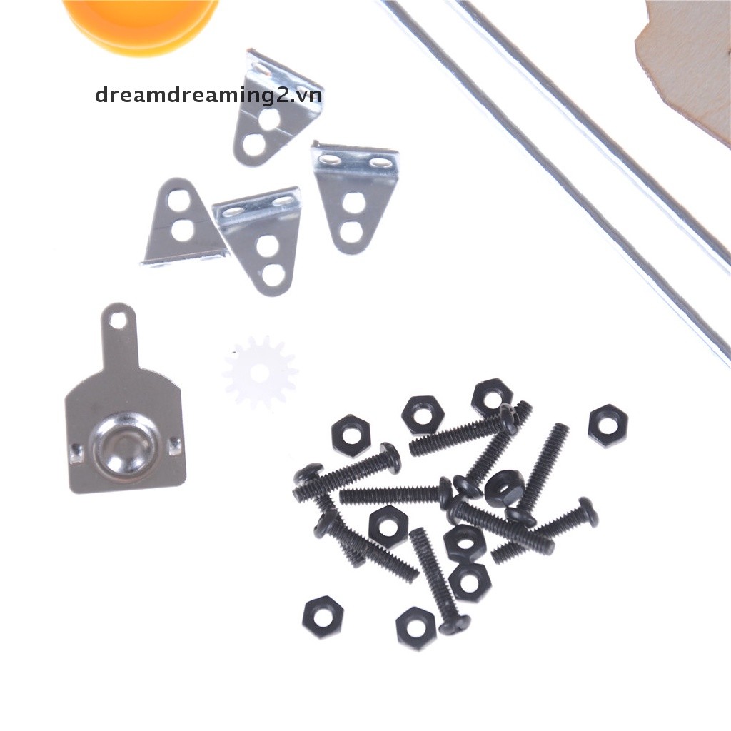 Bộ phận làm đồ chơi xe hơi mini DIY chạy bằng pin giáo dục sớm cho bé