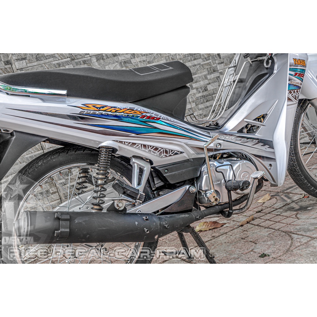 Tem sirius Kẽm Vuông Xanh ngọc Cho  Màu sơn trắng