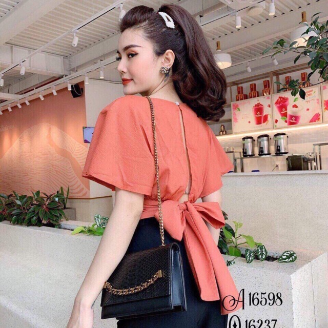 Áo nơ lưng các màu