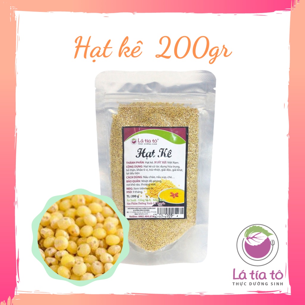 HẠT KÊ 200gr - LÁ TÍA TÔ