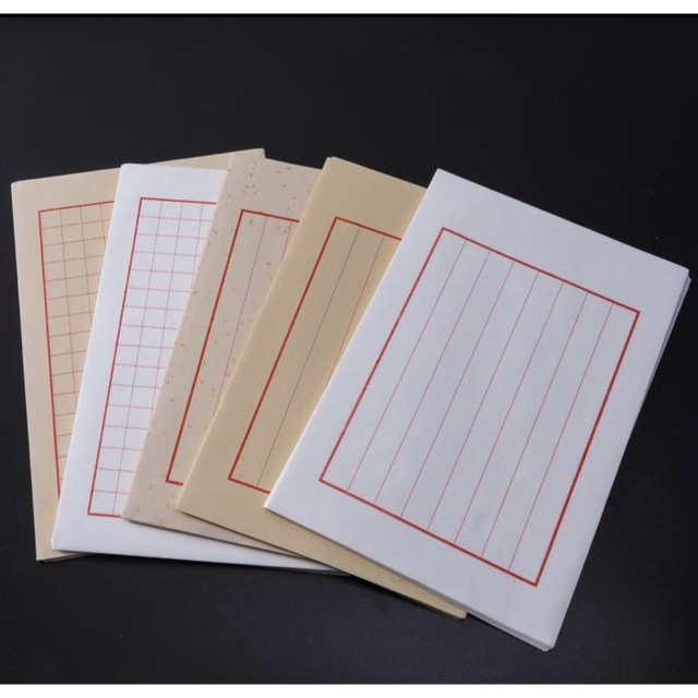 Giấy xuyến chỉ (tuyên thành) kẻ mẫu các loại