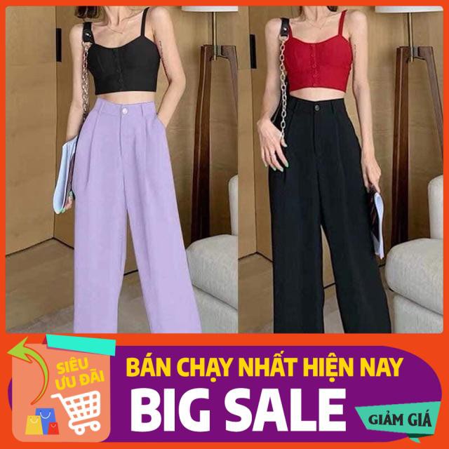 [Mã FAMARAL1 giảm 10K đơn 50K] Quần ống rộng hót trend