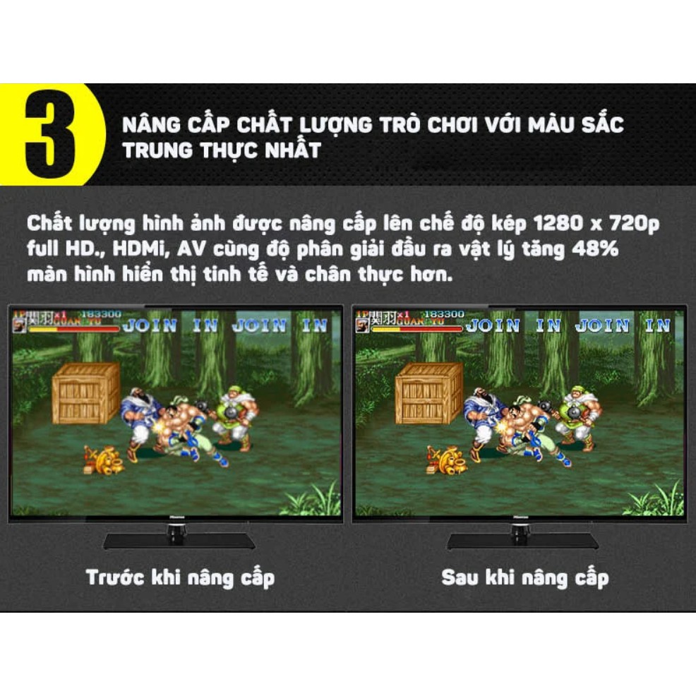 Máy chơi game 4 nút X Pro 1280 P tích hợp 800 game cổ điển, hỗ trợ chép game bên ngoài, hỗ trợ 4K, chơi game Arcade