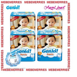 Tã / Bỉm quần GENKI MEGA (M12, L10, XL8, XXL6)