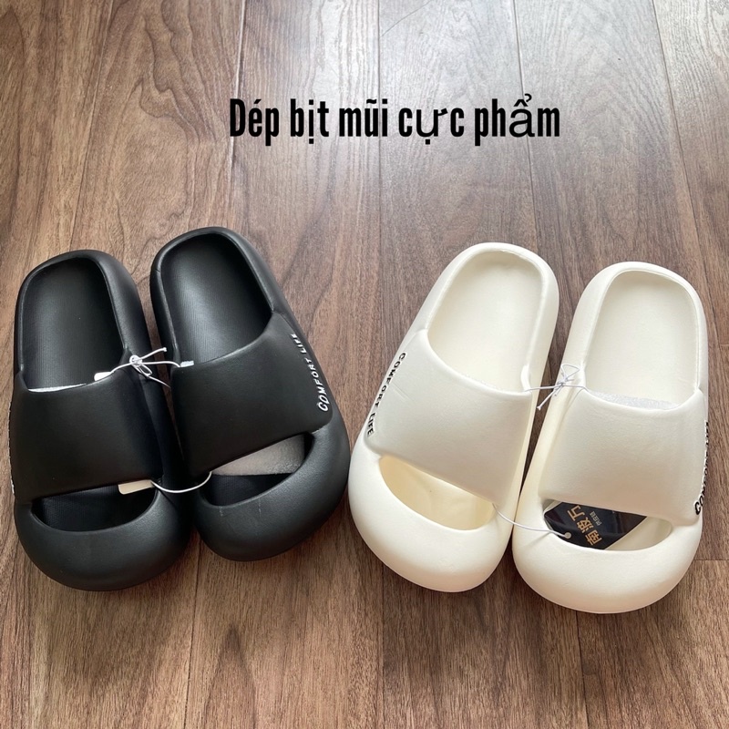 Dép bịt mũi cực phẩm, đế bánh mì êm cao 4cm hot hè 2022 D187