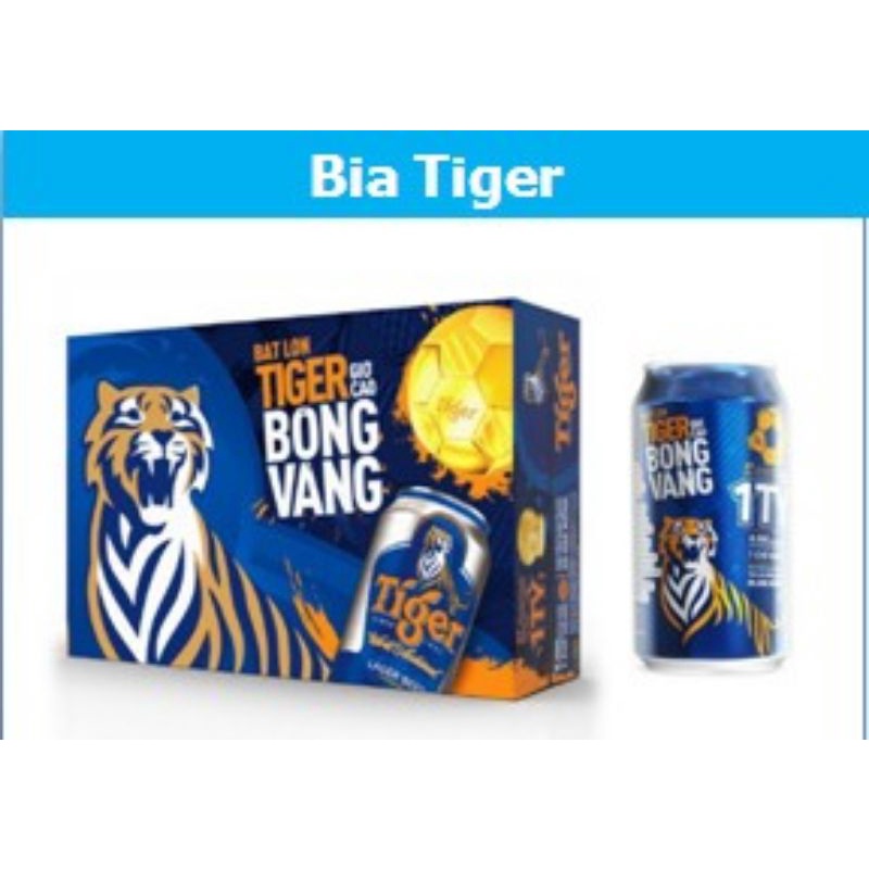 {mẫu trúng thưởng mới nhất}Bia Tiger thùng 24 lon×330ml{date t2/2022)