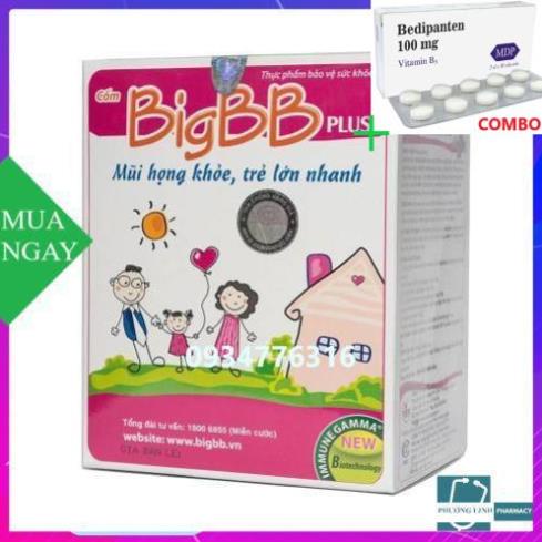 Combo Bedipanten 100mg +  Cốm BigBB Plus