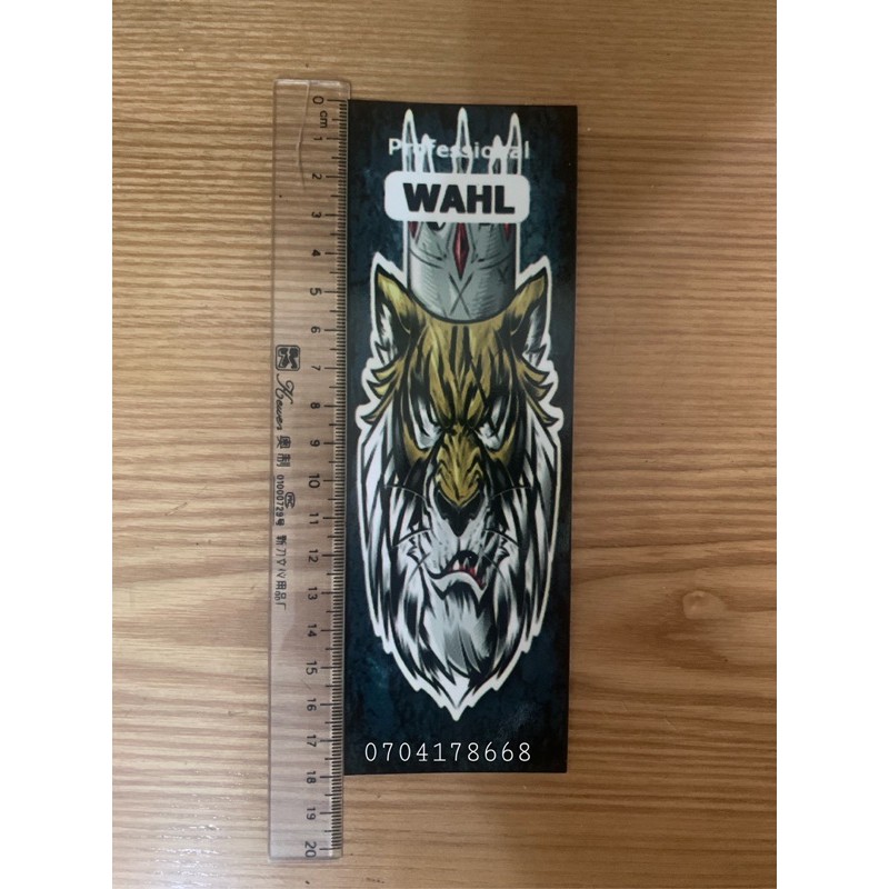 Hình dán barber shop, decal tông đơ