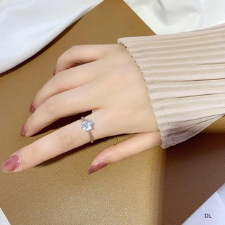 nhẫn bạc 1 viên đá chủ