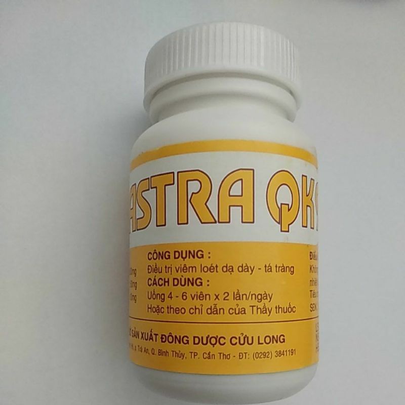 GASTRA QK9 viên nghệ dạ dày hộp 100 viên