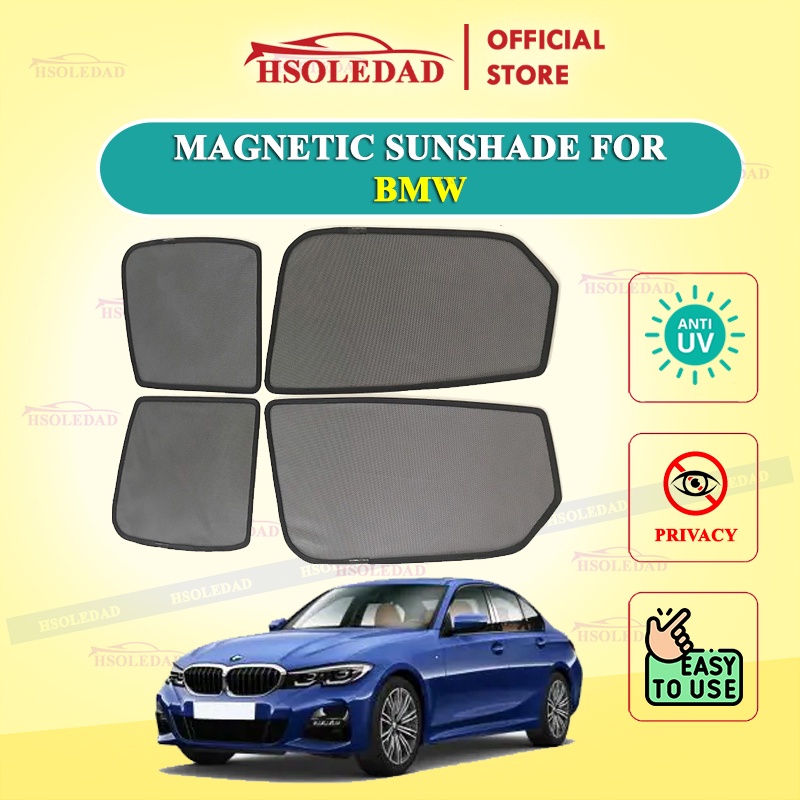 Rèm che nắng nam châm cho xe BMW, bộ 4 tấm cho 4 cửa, hàng loại 1 cao cấp nhất, vừa khít kính