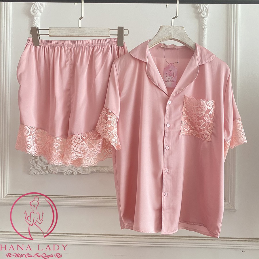 Đồ ngủ nữ - Bộ ngủ pijama mặc nhà tay cộc cao cấp PJ482