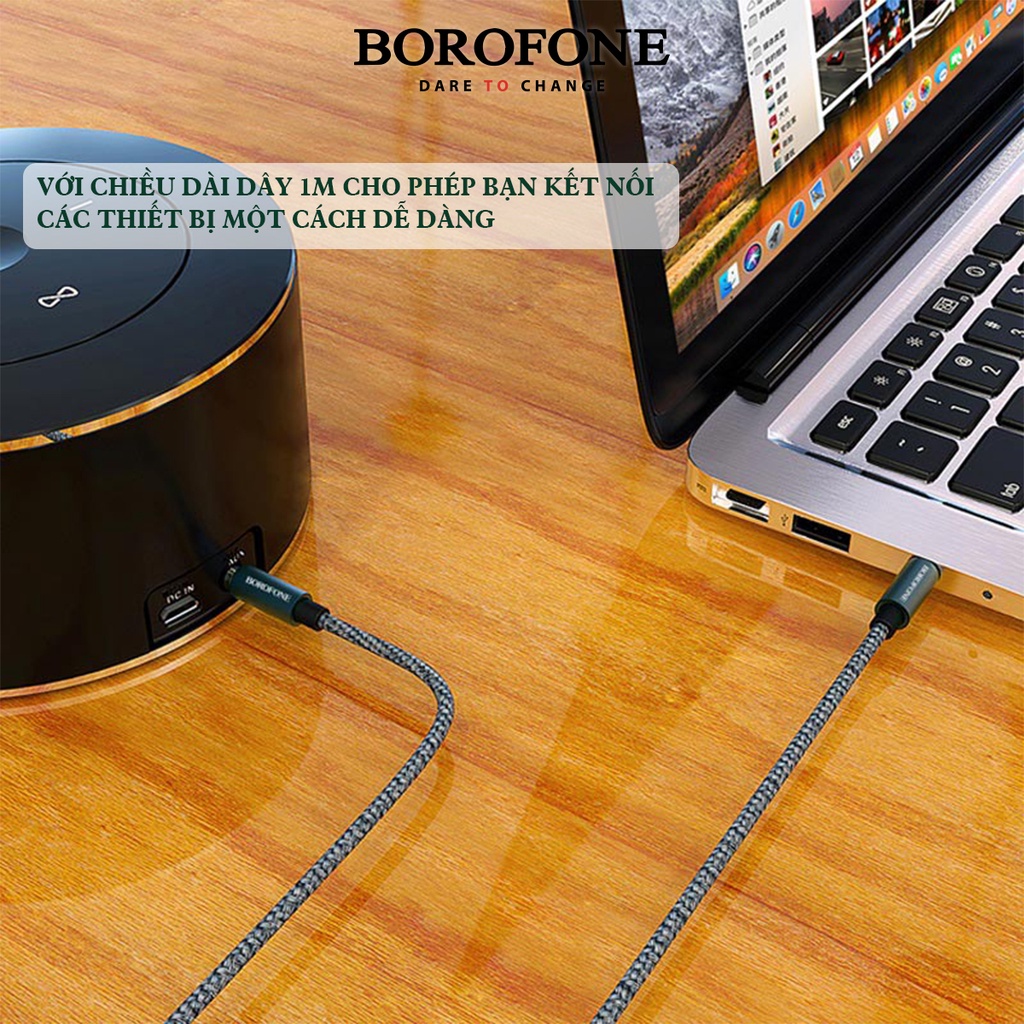 Cáp truyền dữ liệu/kết nối âm thanh BOROFONE AUX BL3 - AK Mobile