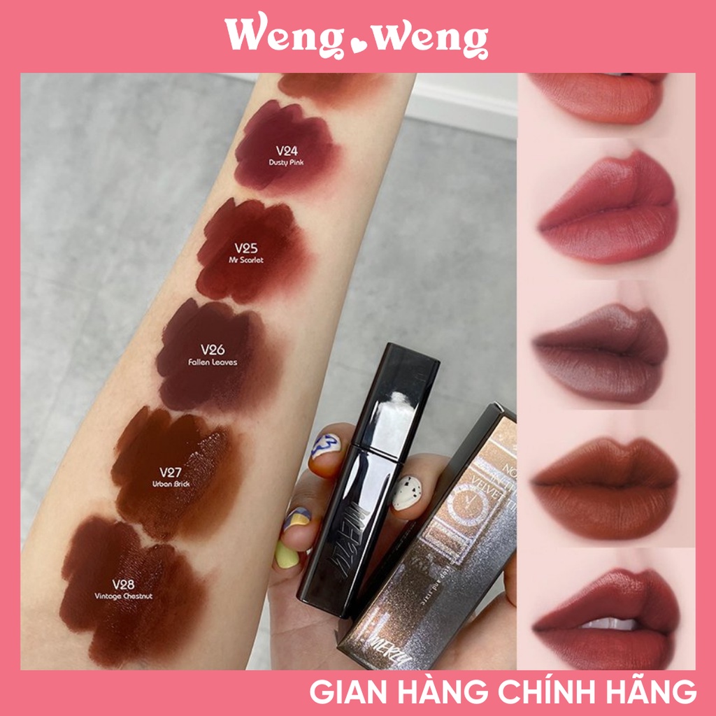 Son Kem Lì, Mịn Mượt Như Nhung Merzy Noir In The Velvet Tint