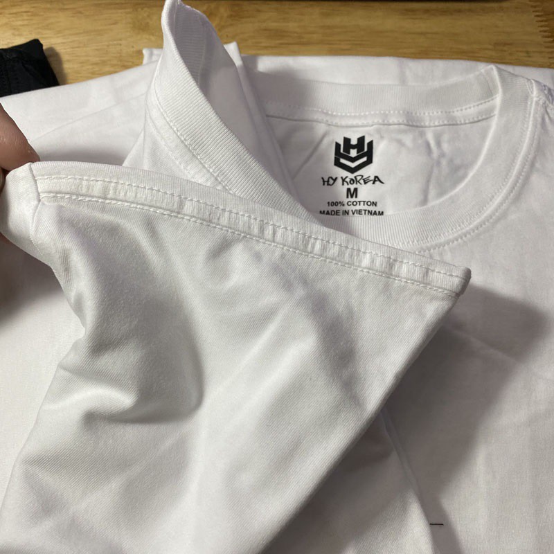 Áo Thun Tay Lỡ HY Korea In Hình Mèo Sammurai, Cotton 100%, Dày Mịn Mát