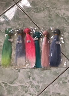 DIY - Tóc giả cho búp bê (duỗi)
