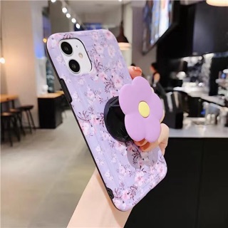Ốp Iphone hoa kèm popsocket - Case Iphone 7/8 Plus XSMax 11promax