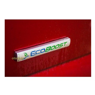 Tem chữ ECOBOOST trang trí xe Model-2
