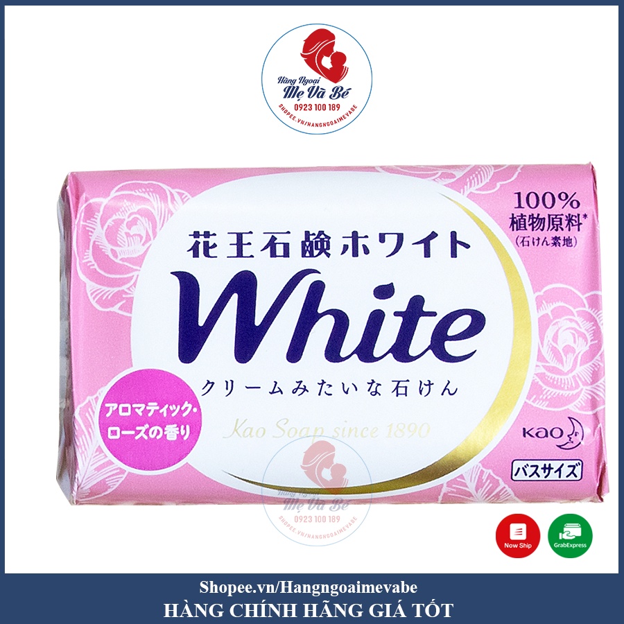 Xà phòng tắm Kao White, bánh xà bông Kao Nhật Bản 130g