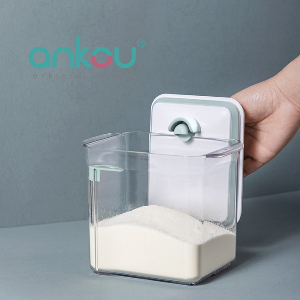 ANKOU Bình Đựng Sữa Bột Hình Chữ Nhật 1700ml | BigBuy360 - bigbuy360.vn