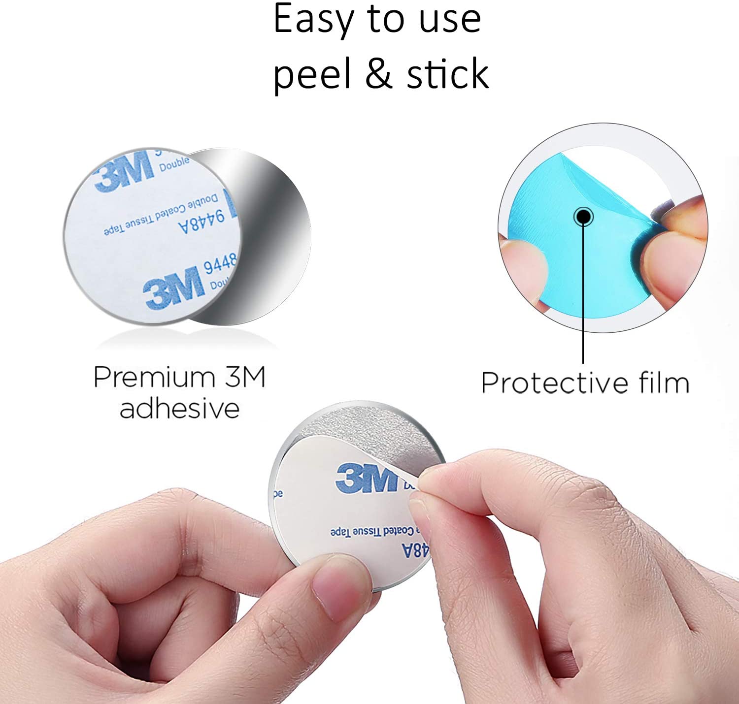 Miếng Dán Kim Loại Mỏng Có Nam Châm Gắn Điện Thoại Giá Đỡ | BigBuy360 - bigbuy360.vn