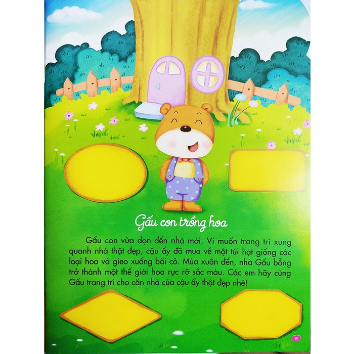 Sách thiếu nhi - 200 miếng bóc dán thông minh phát triển chỉ số IQ, EQ, CQ - Bộ 6 cuốn Đinh Tị books