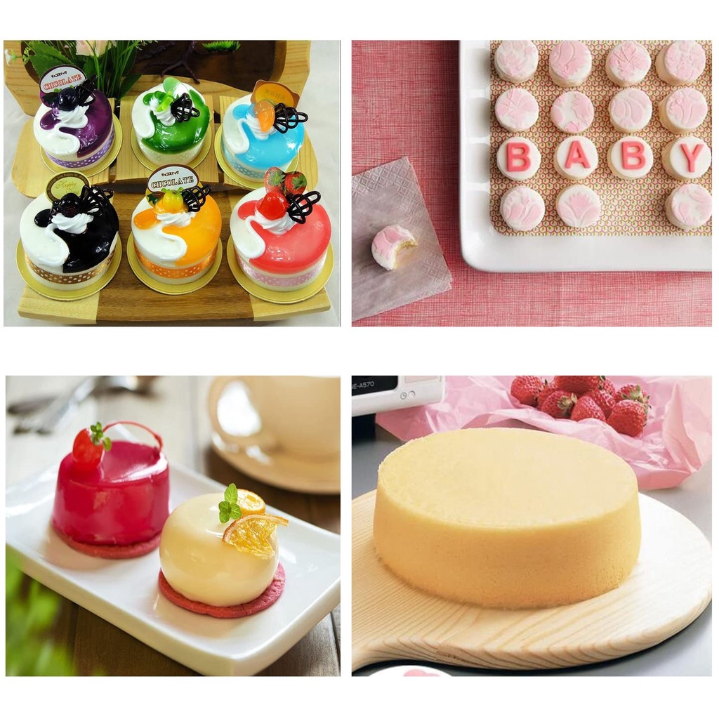 Set 5 Khuôn Cắt Bánh Hình Tròn Bằng Thép Không Gỉ