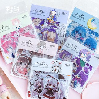 Sticker dán Chibi Girl