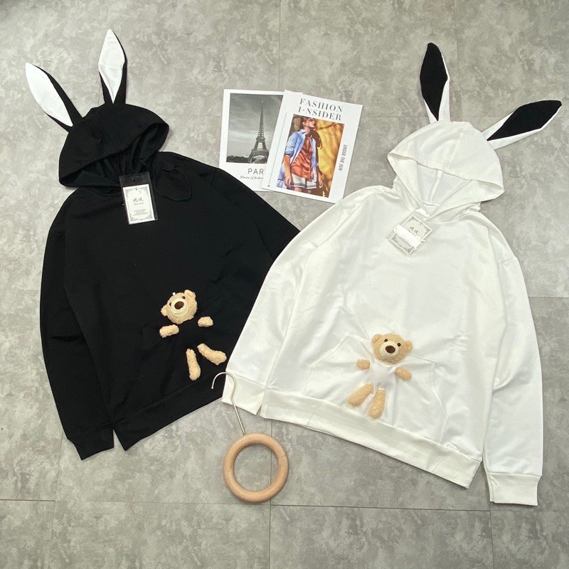 Áo Tai thỏ túi gấu quá hot