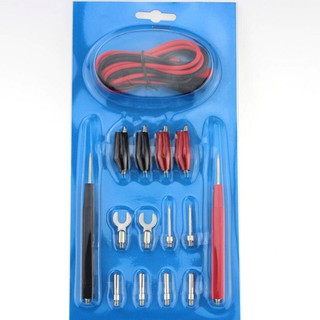 Bộ dây cáp và đầu kẹp cá sấu, đầu jack bắp chuối, đầu càng cua