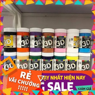 [BÁN CHẠY]  MÀU ACRYLIC 3D LỌ 300ML.