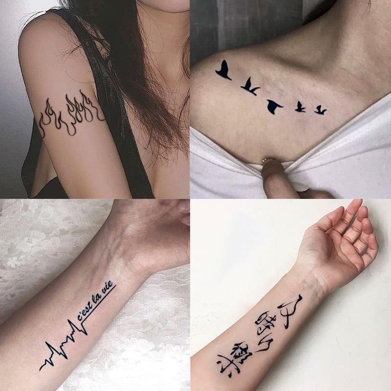 Hình Xăm Dán Tạm Thời Chống Thấm Nước Cao Cấp Dành Cho Nữ