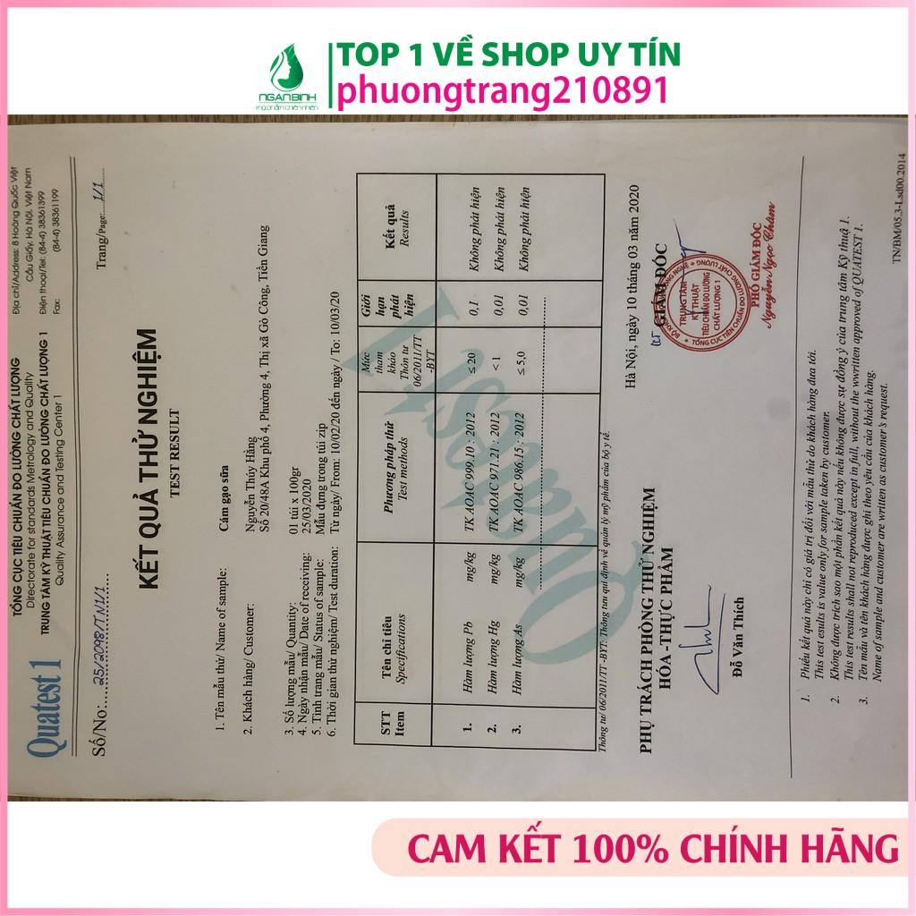 Tinh Bột Cám Gạo Nguyên Chất Handmade 100g (Tẩy Da Chết, Dưỡng Trắng Da)