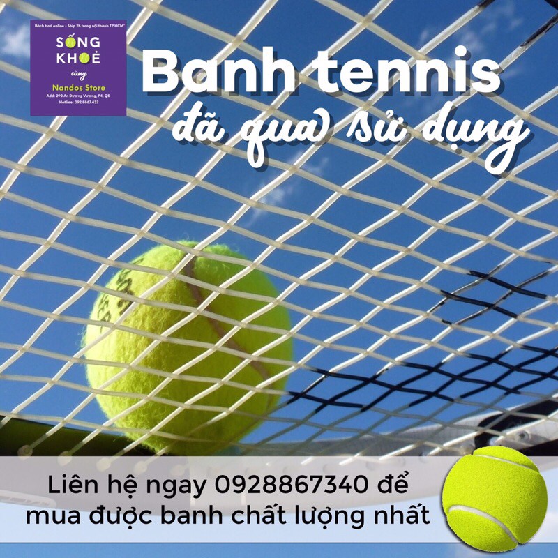 Bóng tennis tập luyện cho vđv