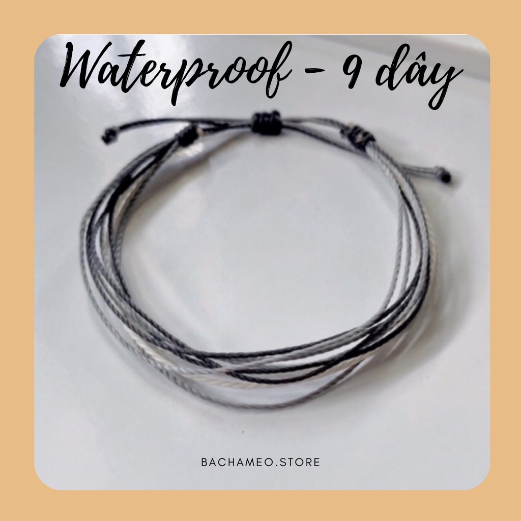 Vòng phối dây waterproof - Vòng tay/ vòng chân waterproof - Bac Ha Meo Store