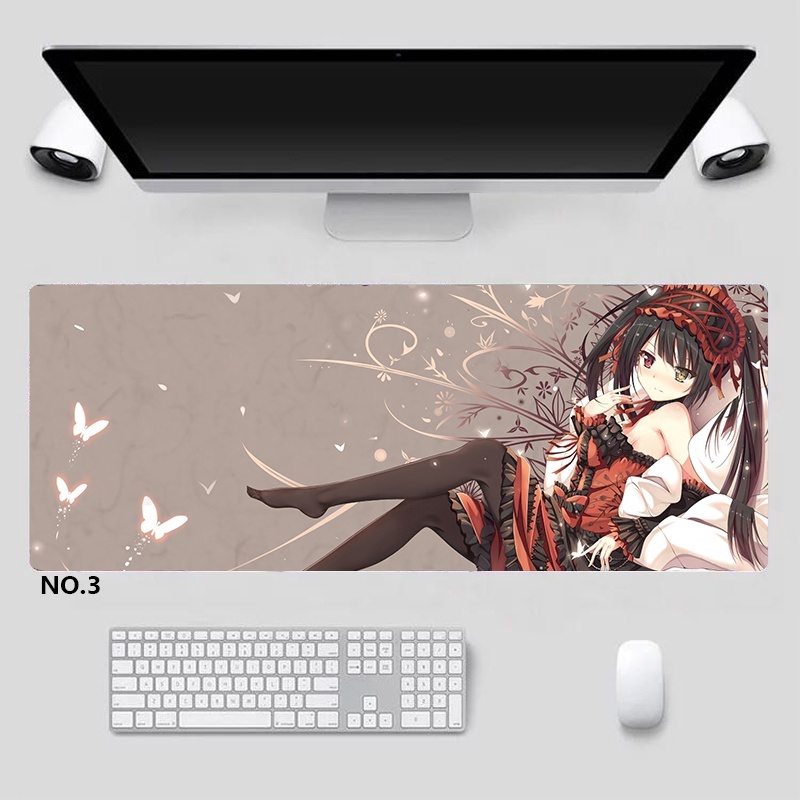 Tấm Lót Chuột Cỡ Lớn In Hình Nhân Vật Tokisaki Kurumi Trong Date A Live