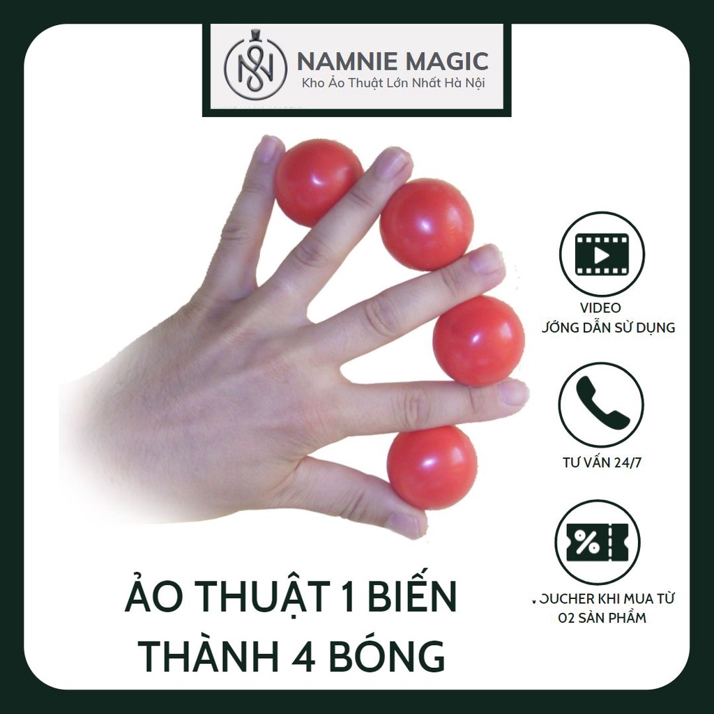 Ảo Thuật 1 Biến Thành 4 Quả Bóng Nhân Bản, Multiplying Balls, Đồ Chơi Kỹ Năng, Sáng Tạo, Thông Minh Dành Cho Bé